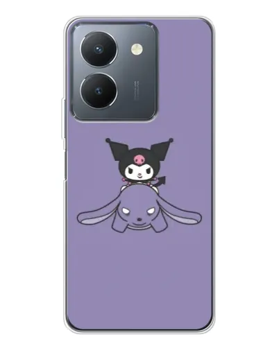 Чехол для Vivo S30 с картинкой «Kuromi на лиловом фоне» Чехол для Vivo S30 с картинкой «Kuromi на лиловом фоне»