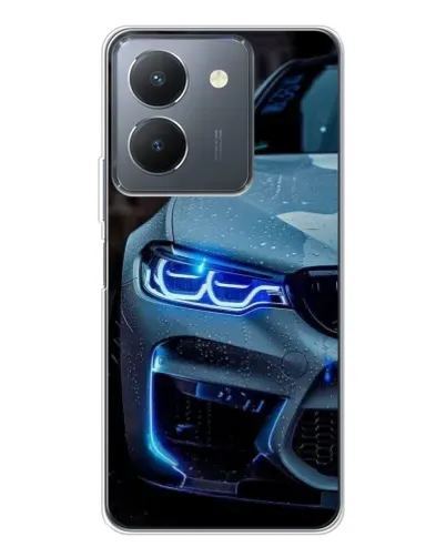 Чехол для Vivo S30 с картинкой «Взгляд BMW с синими фарами» Чехол для Vivo S30 с картинкой «Взгляд BMW с синими фарами»
