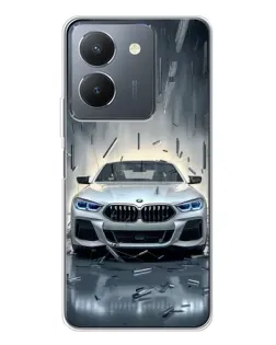 Чехол для Vivo S30 с картинкой «BMW в свете фар»