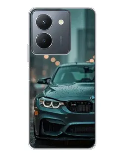 Чехол для Vivo S30 с картинкой «BMW в огнях города»