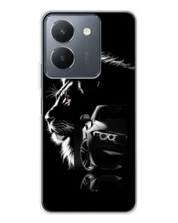 Чехол для Vivo S30 с картинкой «BMW и лев»