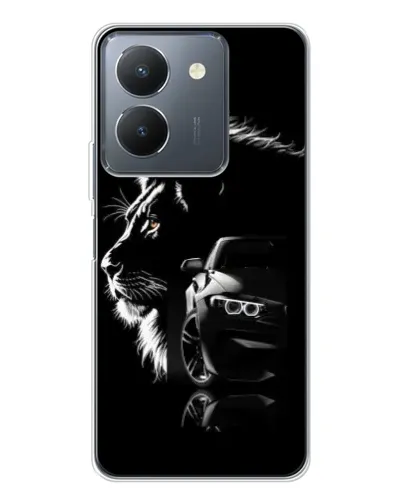 Чехол для Vivo S30 с картинкой «BMW и лев» Чехол для Vivo S30 с картинкой «BMW и лев»