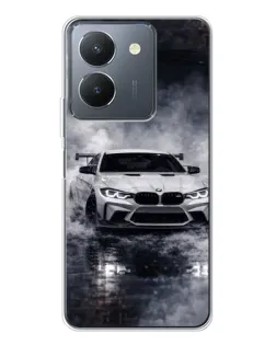 Чехол для Vivo S30 с картинкой «BMW сквозь туман»