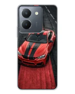 Чехол для Vivo S30 с картинкой «BMW на красной дорожке»