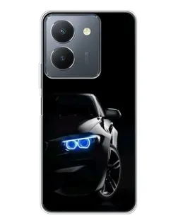 Чехол для Vivo S30 с картинкой «BMW — ночной взгляд»