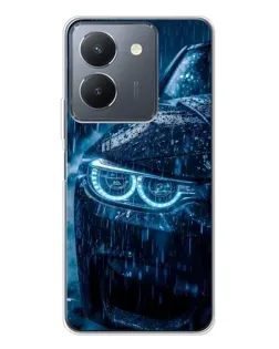 Чехол для Vivo S30 с картинкой «BMW под дождем»