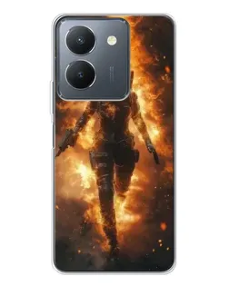 Чохол для Vivo S30 з картинкою «BMW — швидкість у дощі»