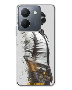 Чехол для Vivo S30 с картинкой «PUBG — боец в пыли»
