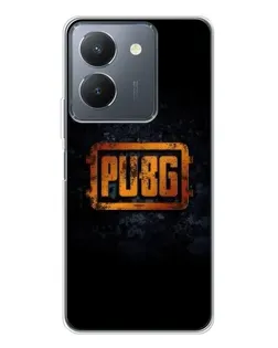 Чехол для Vivo S30 с картинкой «PUBG — золотой логотип»