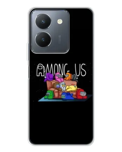 Чехол для Vivo S30 с картинкой «Логотип Among Us»