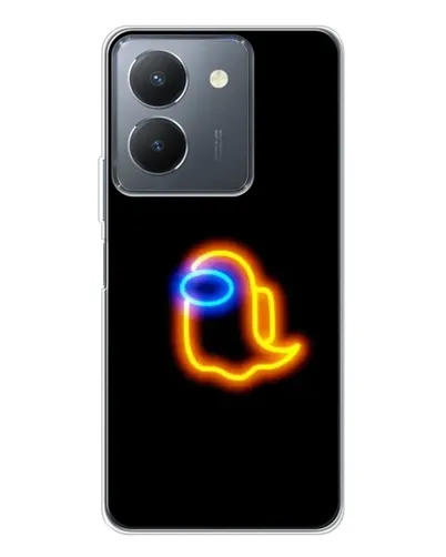 Чехол для Vivo S30 с картинкой «Among Us неоновое сияние»