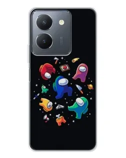 Чехол для Vivo S30 с картинкой «Among Us космос»