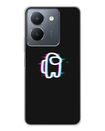 Чехол для Vivo S30 с картинкой «Among Us неон»