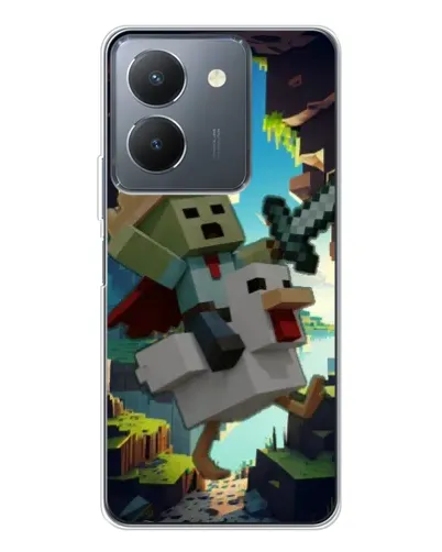 Чехол для Vivo S30 с картинкой «Стив и гусь»
