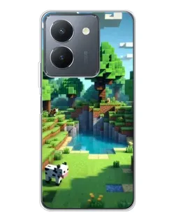 Чехол для Vivo S30 с картинкой «Minecraft летний день»