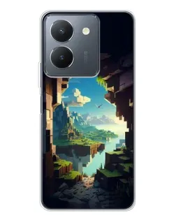 Чехол для Vivo S30 с картинкой «Вид из пещеры»
