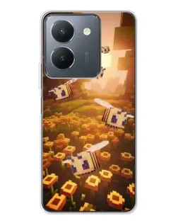 Чехол для Vivo S30 с картинкой «Поле подсолнухов»