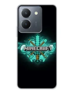 Чехол для Vivo S30 с картинкой «Minecraft Diamond лого»