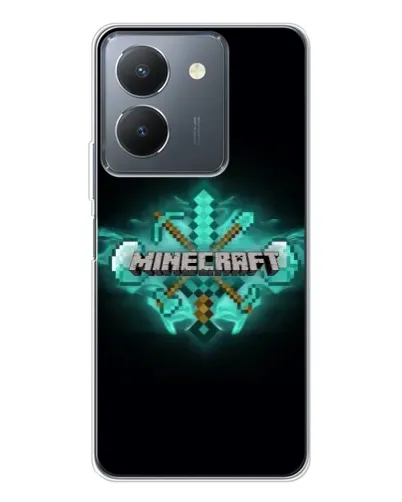 Чехол для Vivo S30 с картинкой «Minecraft Diamond лого»