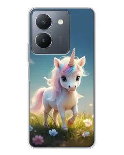 Чехол для Vivo S30 с картинкой «Единорог на поляне» Чехол для Vivo S30 с картинкой «Единорог на поляне»