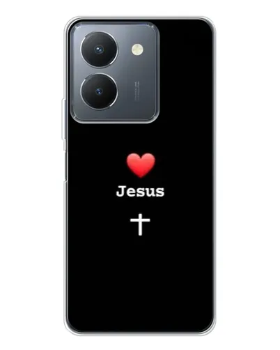 Чехол для Vivo S30 с картинкой «Сердце - Jesus»