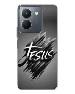 Чехол для Vivo S30 с картинкой «Надпись Jesus Graffiti»