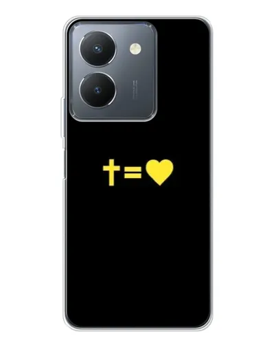 Чехол для Vivo S30 с картинкой «Сердце и Крест»