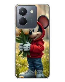 Чехол для Vivo S30 с картинкой «Микки с тюльпанами» Чехол для Vivo S30 с картинкой «Микки с тюльпанами»