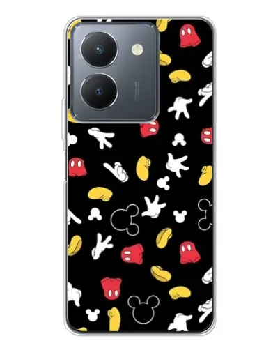 Чехол для Vivo S30 с картинкой «Графический принт лапок»