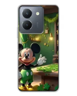 Чехол для Vivo S30 с картинкой «Микки в мастерской»