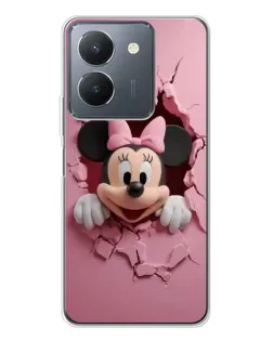Чехол для Vivo S30 с картинкой «Минни сквозь стену»