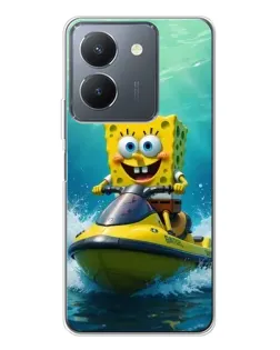 Чехол для Vivo S30 с картинкой «Спанч Боб на гидроцикле» Чехол для Vivo S30 с картинкой «Спанч Боб на гидроцикле»