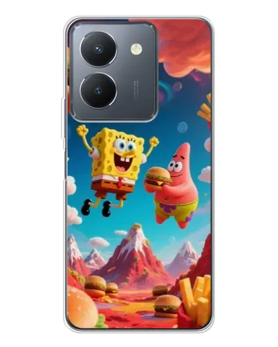 Чехол для Vivo S30 с картинкой «Космический фастфуд»
