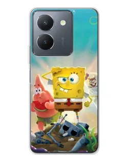 Чехол для Vivo S30 с картинкой «Спанч Боб победитель»