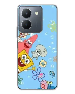 Чехол для Vivo S30 с картинкой «Веселые пузырьки»