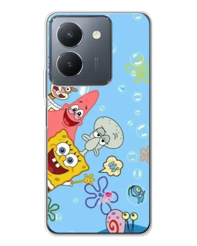 Чехол для Vivo S30 с картинкой «Веселые пузырьки»