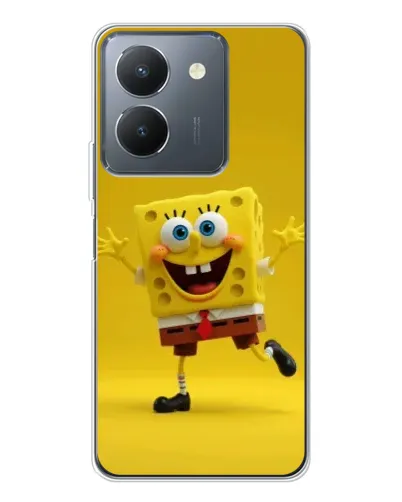 Чехол для Vivo S30 с картинкой «Позитивный Губка Боб»