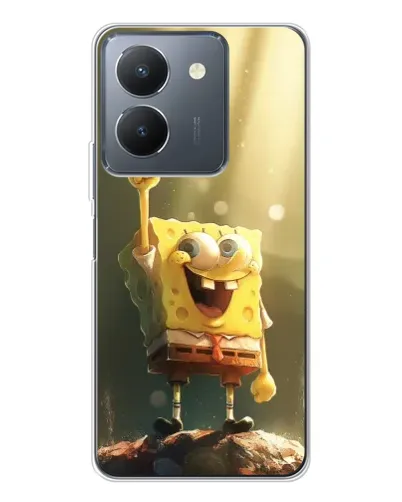 Чехол для Vivo S30 с картинкой «Сияющий Спанч Боб»