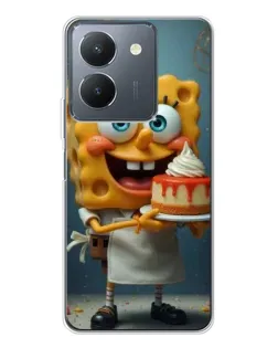 Чехол для Vivo S30 с картинкой «Повар Спанч Боб»