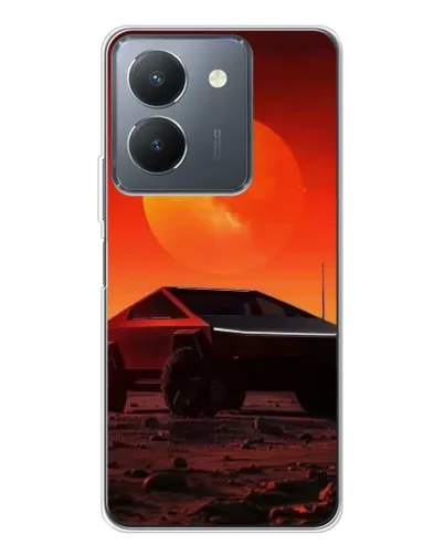 Чехол для Vivo S30 с картинкой «Cybertruck на Марсе» Чехол для Vivo S30 с картинкой «Cybertruck на Марсе»