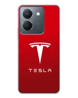 Чехол для Vivo S30 с картинкой «Tesla Red Classic»