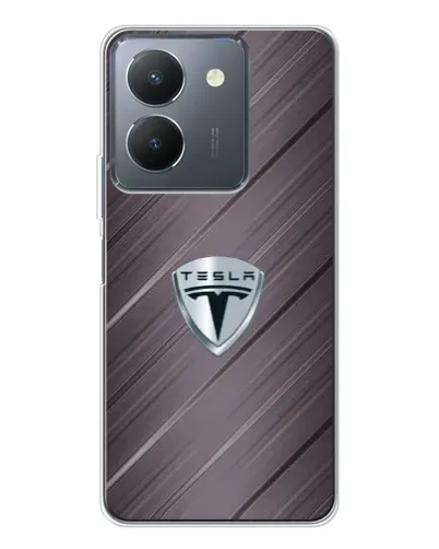 Чехол для Vivo S30 с картинкой «Металлическая текстура Tesla» Чехол для Vivo S30 с картинкой «Металлическая текстура Tesla»