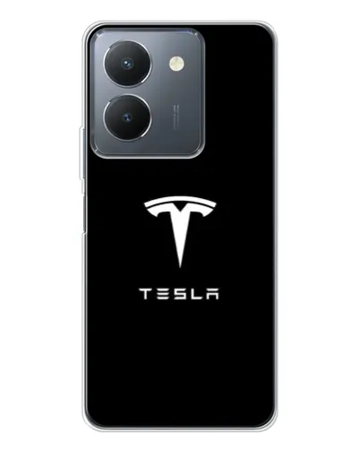 Чехол для Vivo S30 с картинкой «Tesla White Logo» Чехол для Vivo S30 с картинкой «Tesla White Logo»