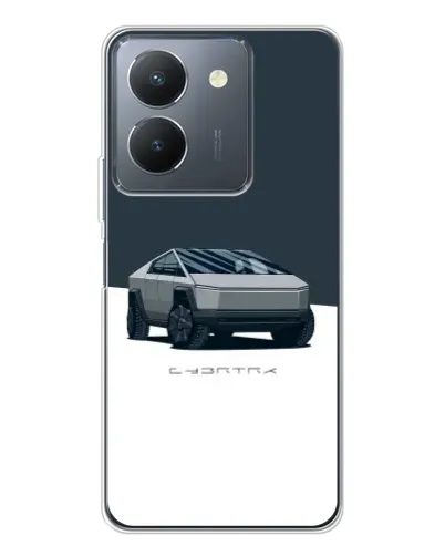 Чехол для Vivo S30 с картинкой «Серебристый Cybertruck Tesla» Чехол для Vivo S30 с картинкой «Серебристый Cybertruck Tesla»