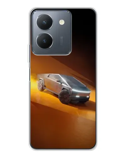 Чехол для Vivo S30 с картинкой «Cybertruck в пустыне» Чехол для Vivo S30 с картинкой «Cybertruck в пустыне»