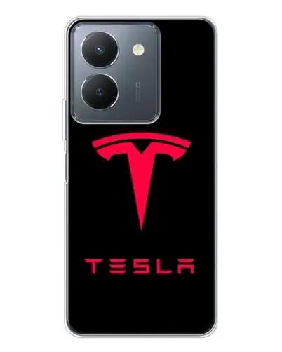 Чехол для Vivo S30 с картинкой «Tesla Red Logo» Чехол для Vivo S30 с картинкой «Tesla Red Logo»