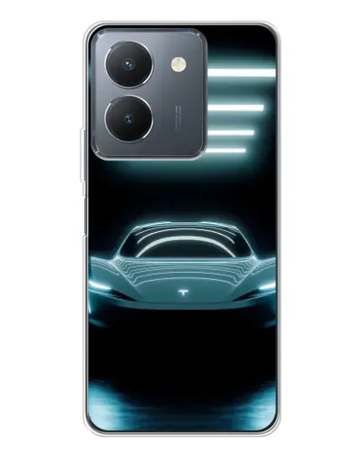Чехол для Vivo S30 с картинкой «Tesla в неоне» Чехол для Vivo S30 с картинкой «Tesla в неоне»