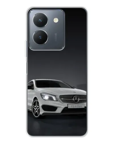Чехол для Vivo S30 с картинкой «Mercedes AMG GT Silver»