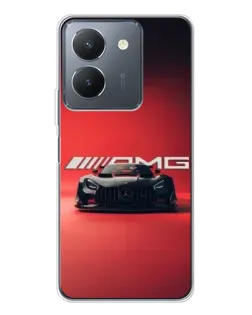 Чехол для Vivo S30 с картинкой «Mercedes AMG — красная линия»