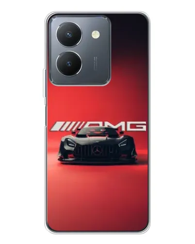 Чехол для Vivo S30 с картинкой «Mercedes AMG — красная линия»